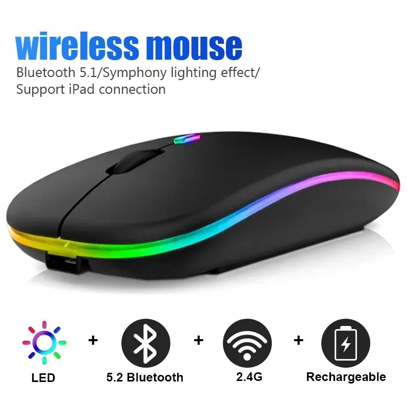 Bluetooth Wireless LED Mouse