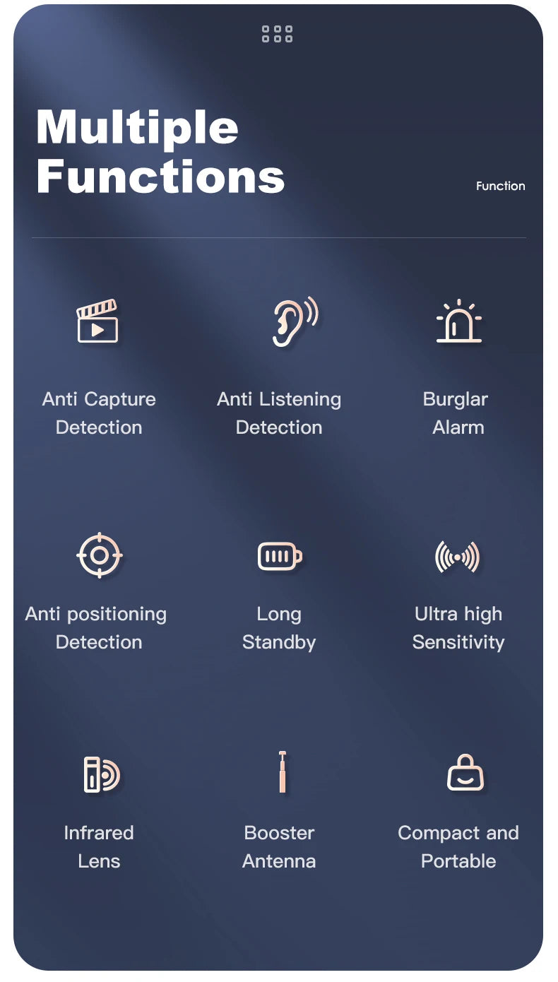 Hidden camera detector