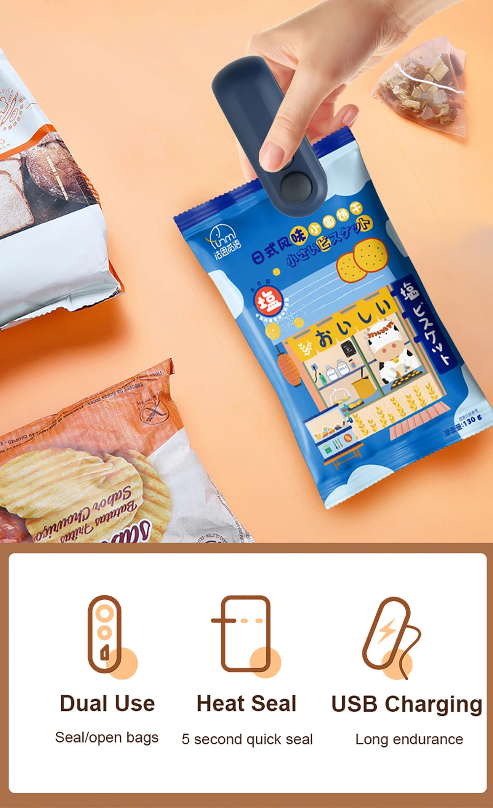Mini Handheld Heat Bag Sealer