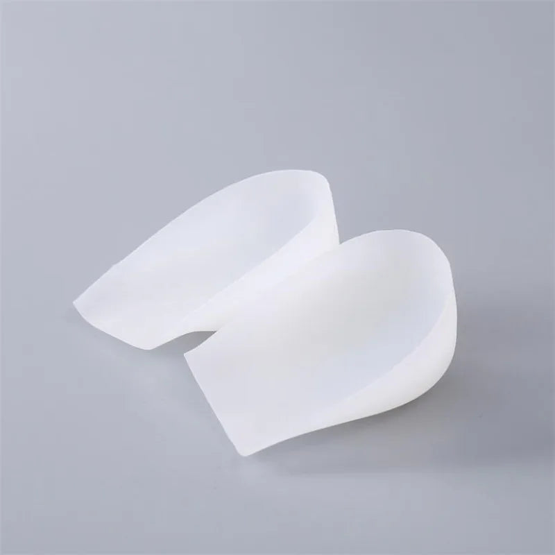 Unisex 5CM Height Boosting Silicone Gel Socks with Arch Support and Heel Cushion