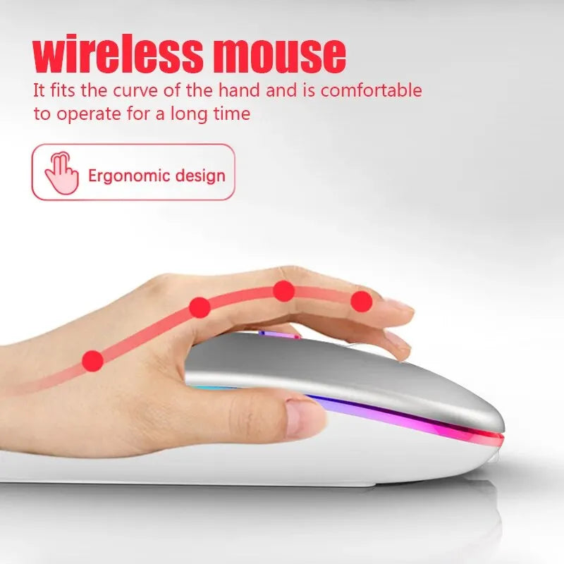Bluetooth Wireless LED Mouse