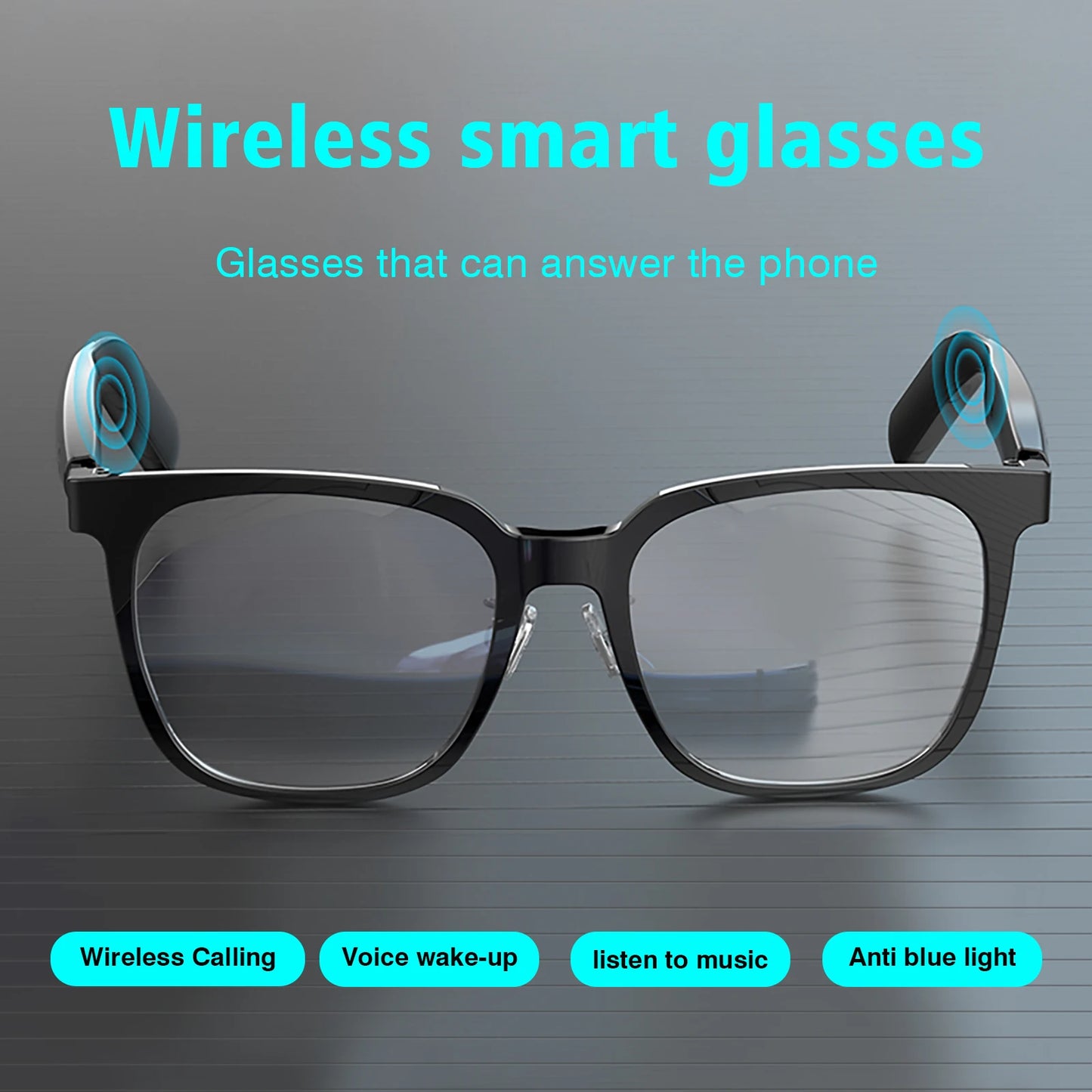 Wireless Smart Translation Glasses with Music & Calling — Works with Android & iOS