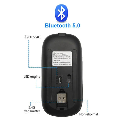 Bluetooth Wireless LED Mouse